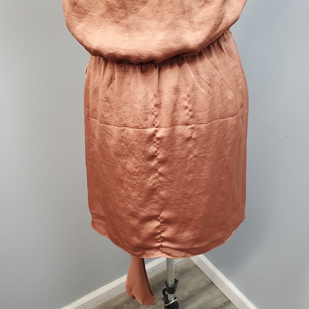 Express Rust Strapless Mini Dress - Picture 11 of 15